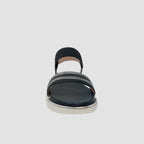 Sandalias flats Lena negro para mujer