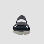 Sandalias flats Mariella gris para mujer