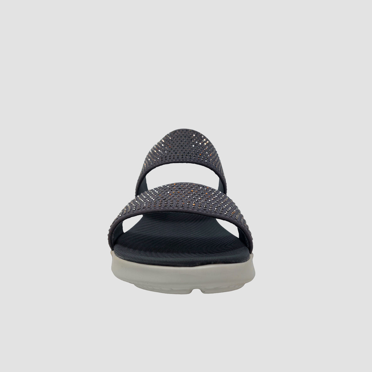 Sandalias flats Mariella gris para mujer