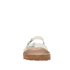 Sandalias flats Mirka hueso para mujer