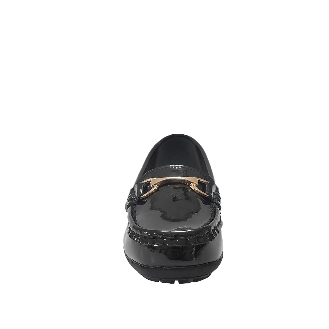 Mocasines Nelly negro para mujer
