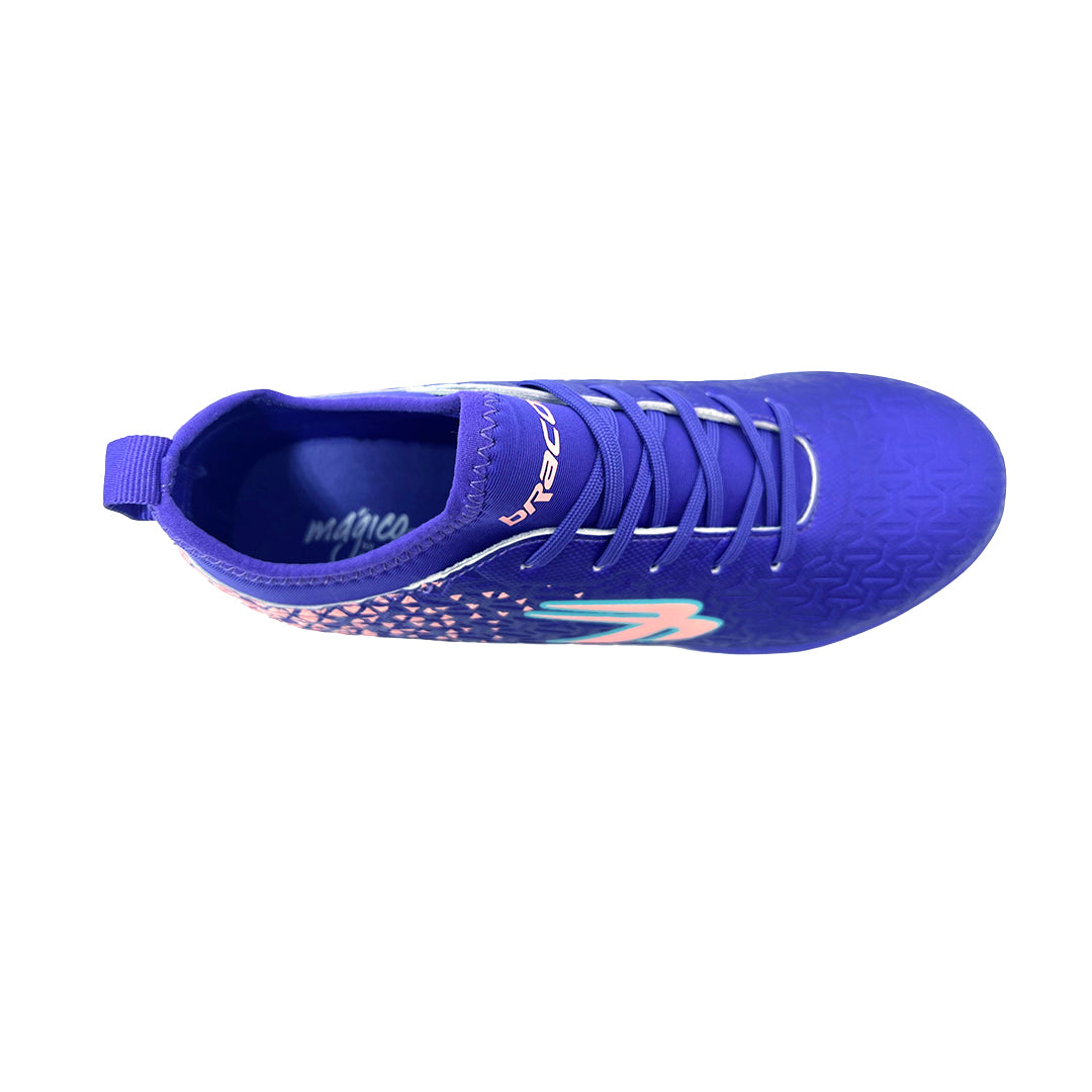 Zapatos para fútbol Aria morado para mujer