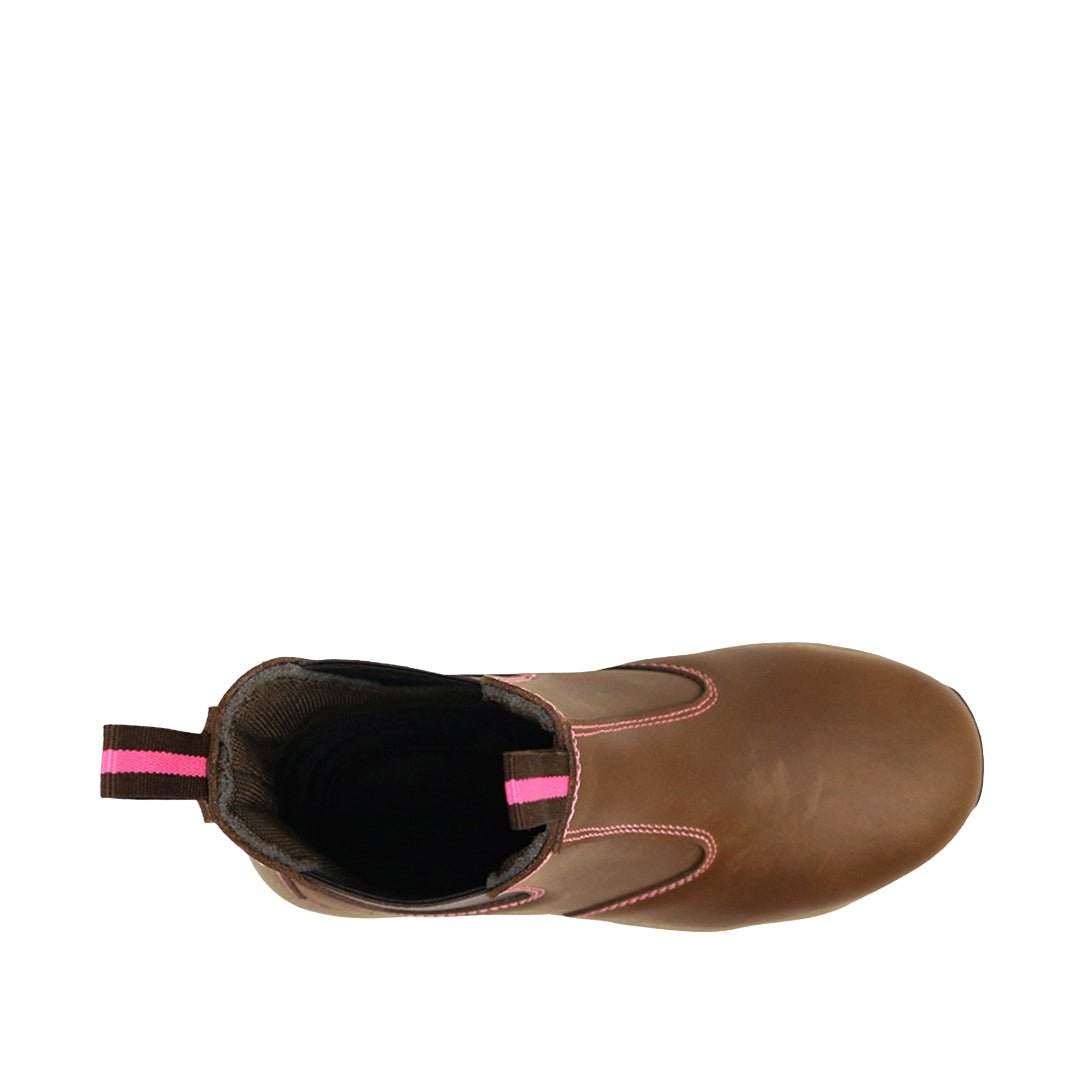 Botas industriales Kate  cafe para mujer