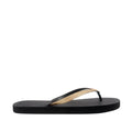 Sandalias flats Copacabana dorado