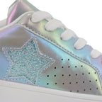 Sneakers Taty plateado para niña
