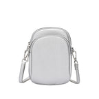 Billetera Toti  plateado para mujer