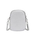 Billetera Toti  plateado para mujer