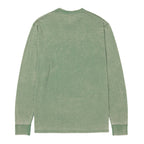 Camisa Burnout Henley para hombre color olivo