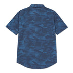 Camisa Relaxed Poplin para hombre color azul