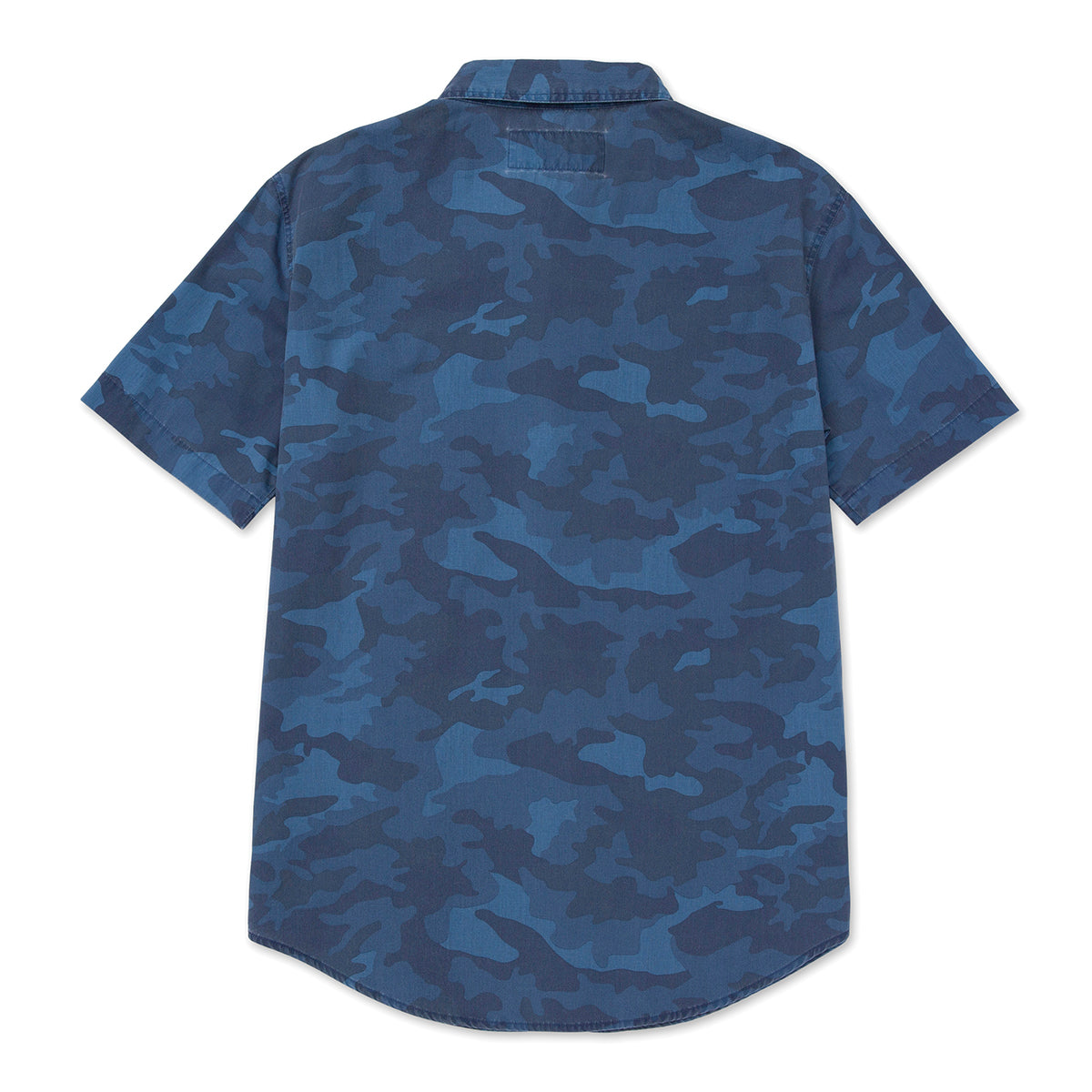 Camisa Relaxed Poplin para hombre color azul
