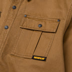 Jacket Waxed para hombre color bronce
