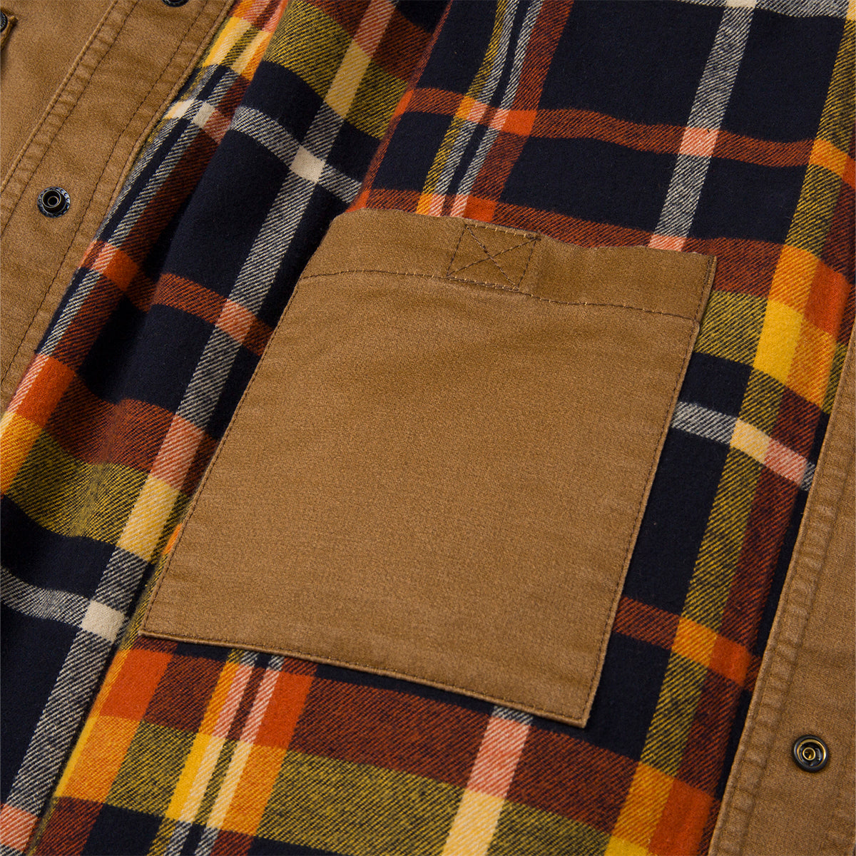 Jacket Waxed para hombre color bronce