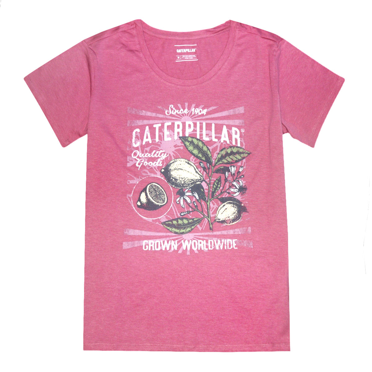 Camiseta Crew Graphic para mujer color rosado