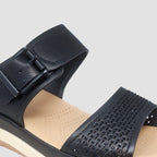 Sandalias flats Gladys negro