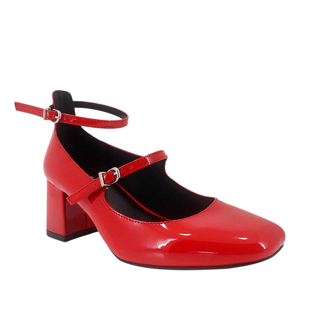 Zapatos de tacón Amelia rojo