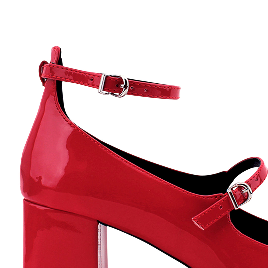 Zapatos de tacón Amelia rojo