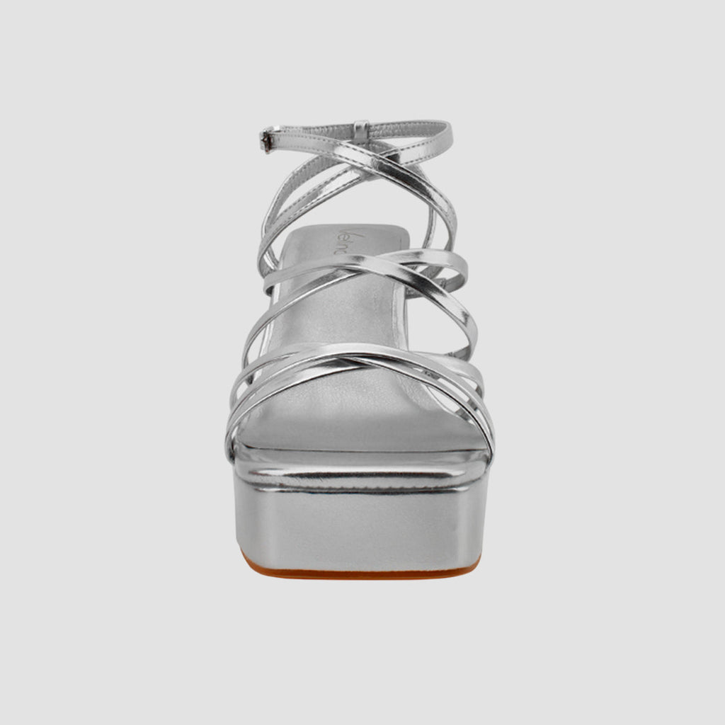 Sandalias Oba plateado