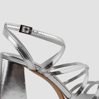 Sandalias Oba plateado