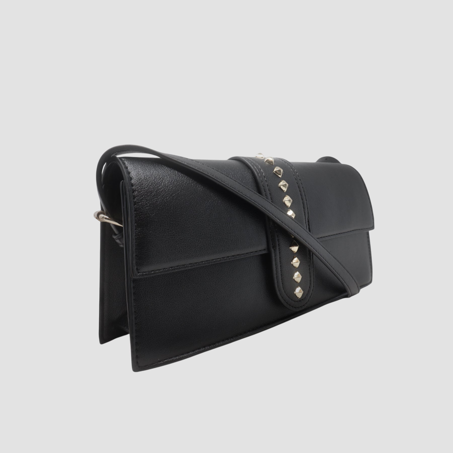 Cartera satchel Stella negro