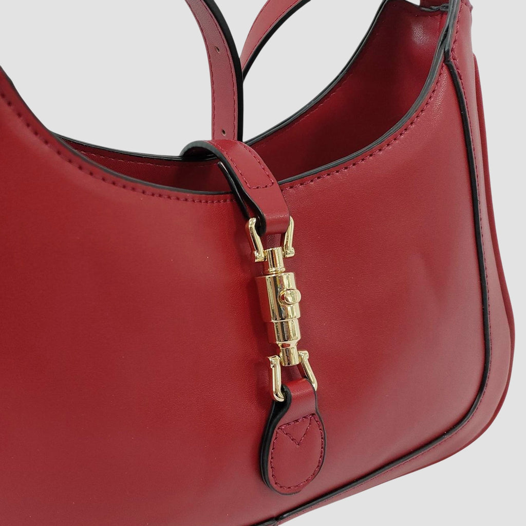 Cartera satchel Paty rojo