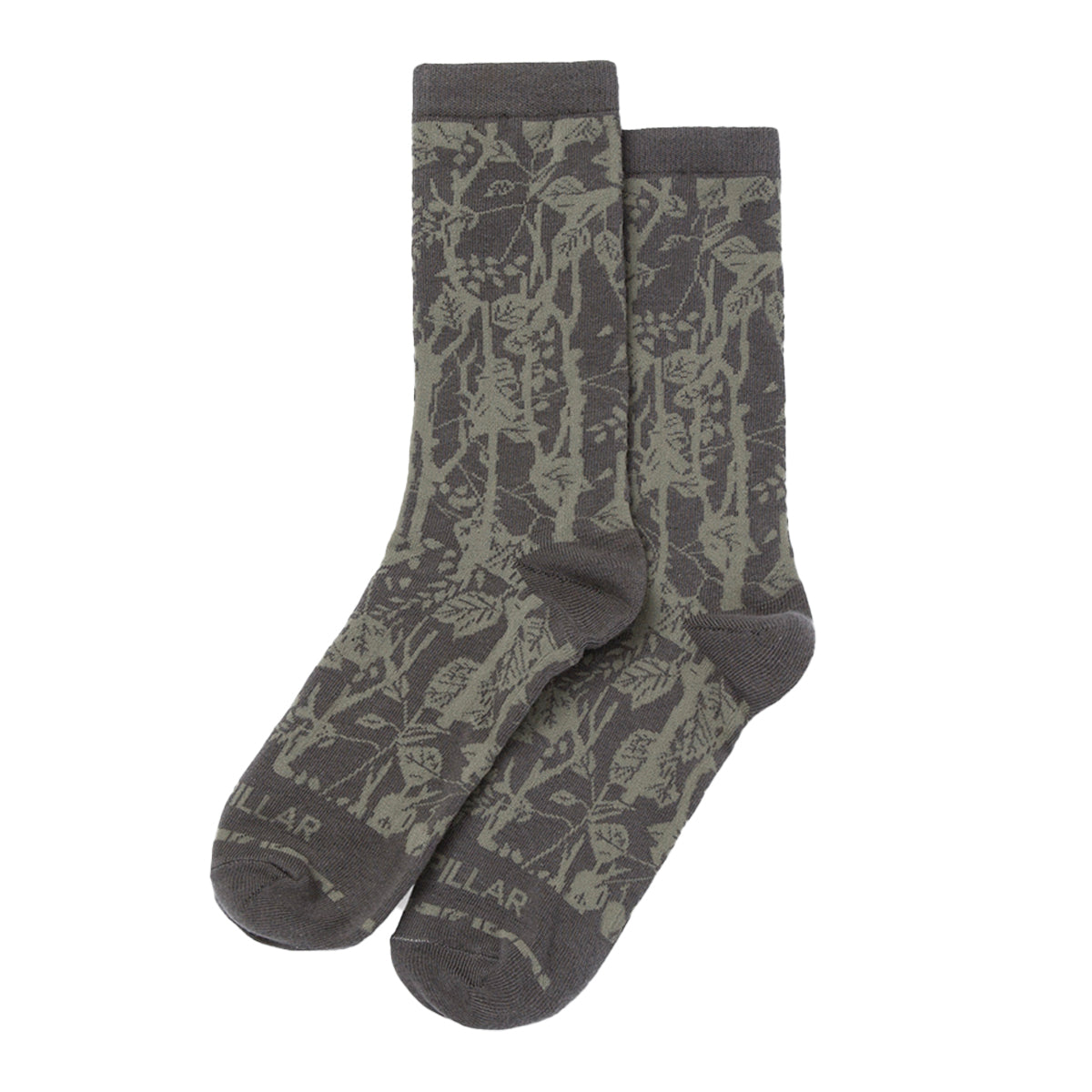 Calcetines Crew unisex color gris