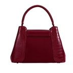Cartera satchel Sheiny para mujer color vino