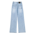 Jeans Triblend Wide Leg para mujer color celeste