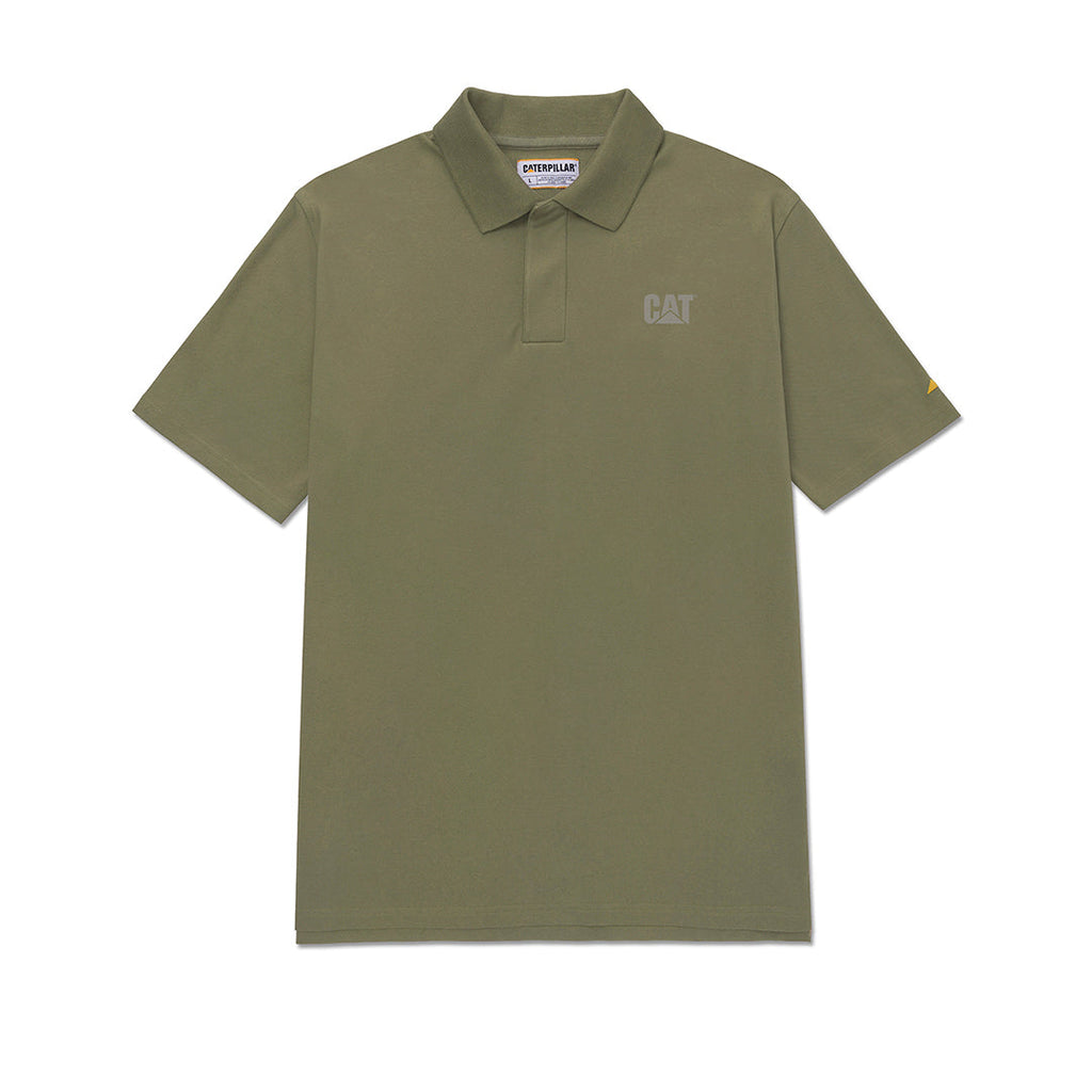 Camisa Polo Pique para hombre color olivo
