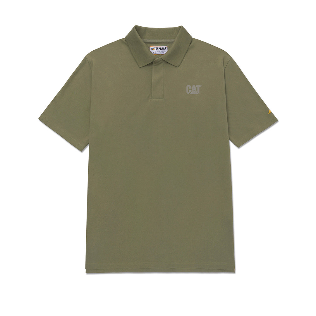 Camisa Polo Pique para hombre color olivo