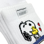 Calcetines Snoopy para hombre color blanco