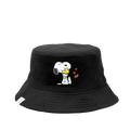 Gorro Snoopy para mujer color negro