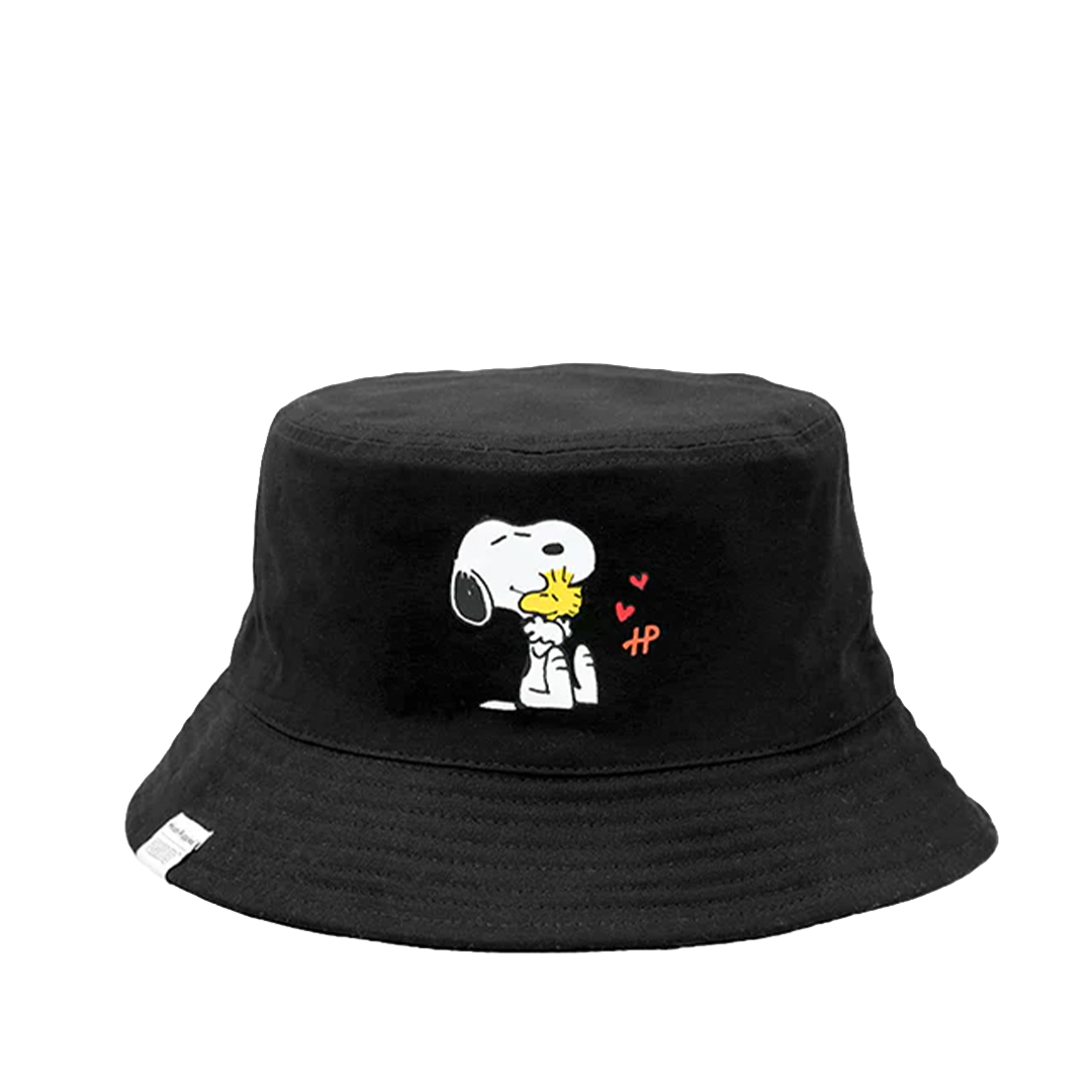 Gorro Snoopy para mujer color negro