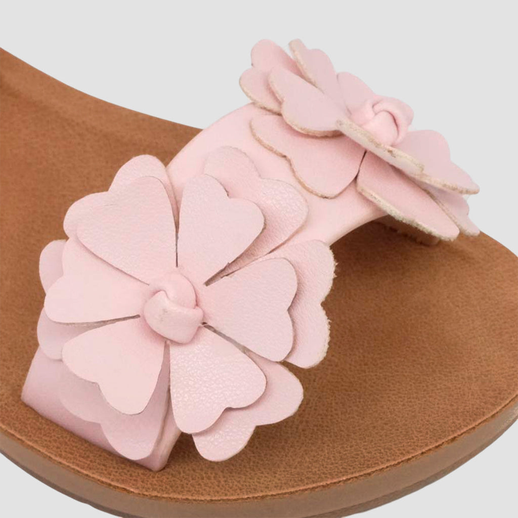 Sandalias flats Sarita rosado