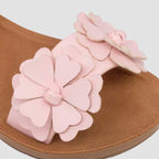 Sandalias flats Sarita rosado
