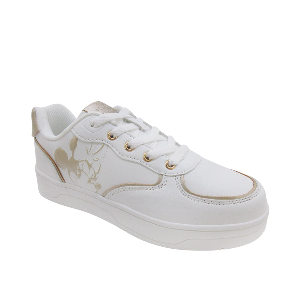 Sneakers Minnie para mujer color blanco