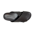 Sandalias slip on Virgil para hombre color café
