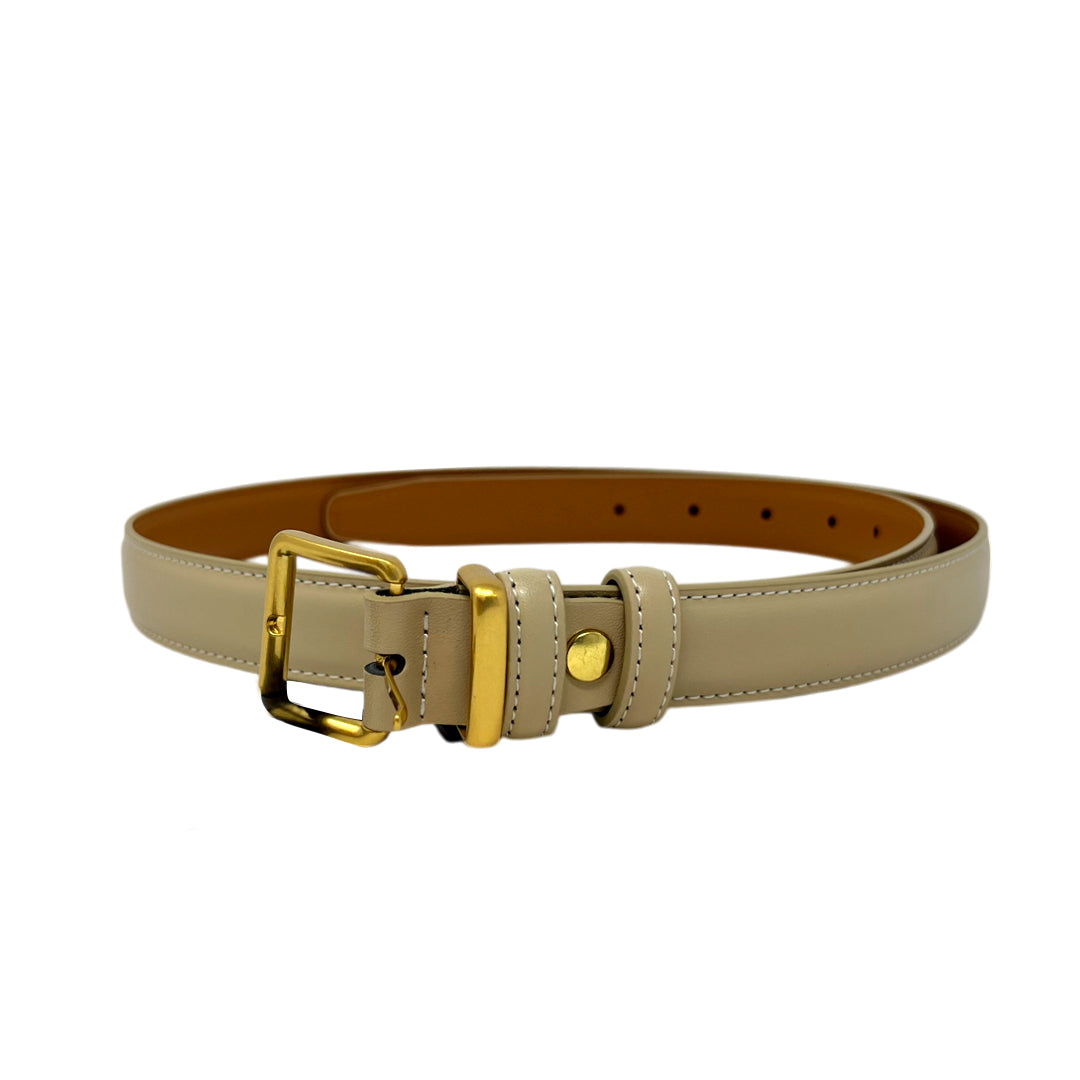 Cinturón Sara unisex color beige