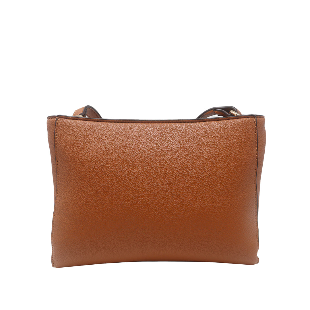 Cartera crossbody Adela tan