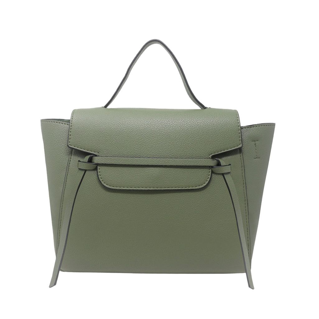 Cartera satchel Eureka verde