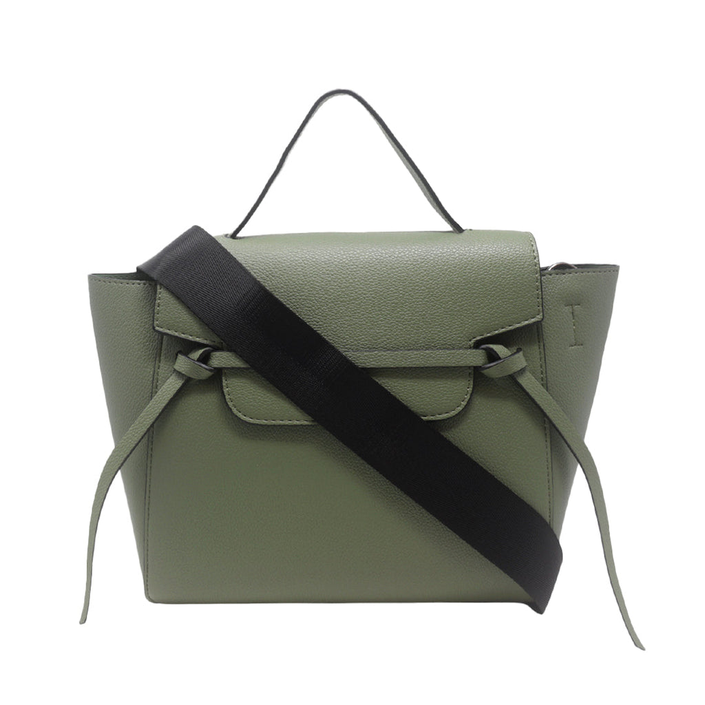 Cartera satchel Eureka verde