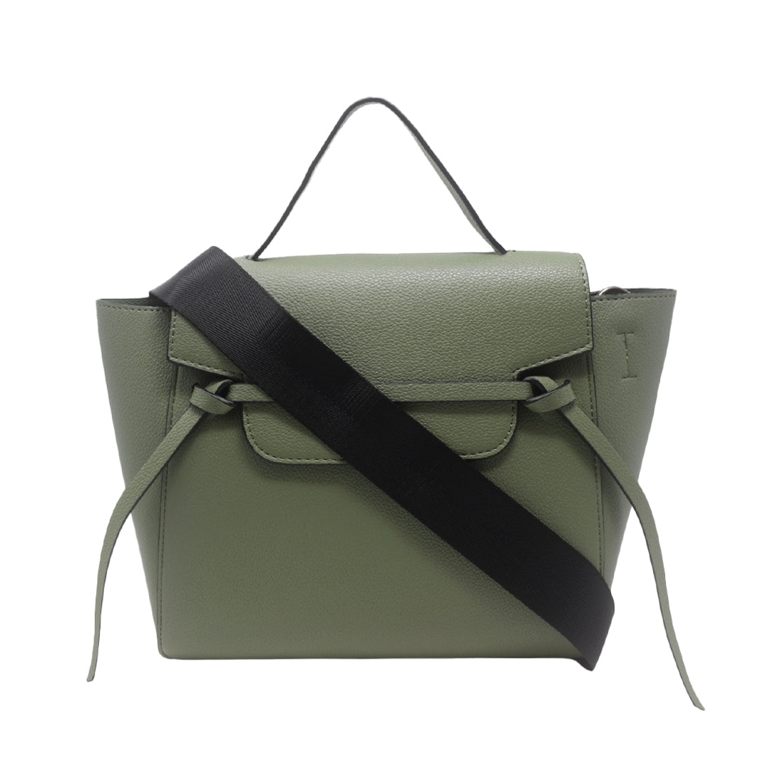 Cartera satchel Eureka verde