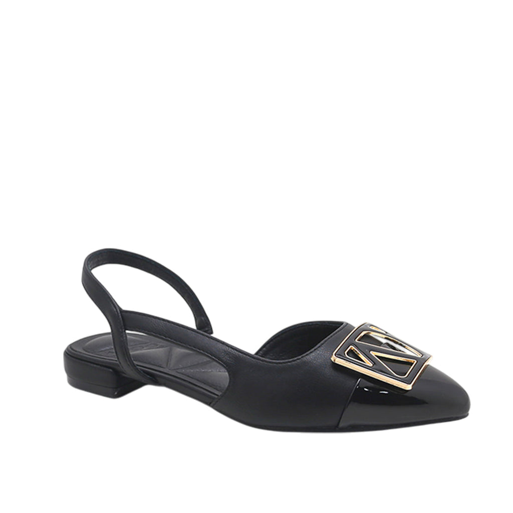 Ballerinas slingback Claire para mujer color negro