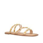 Sandalias flats Bianca dorado