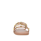 Sandalias flats Bianca nude