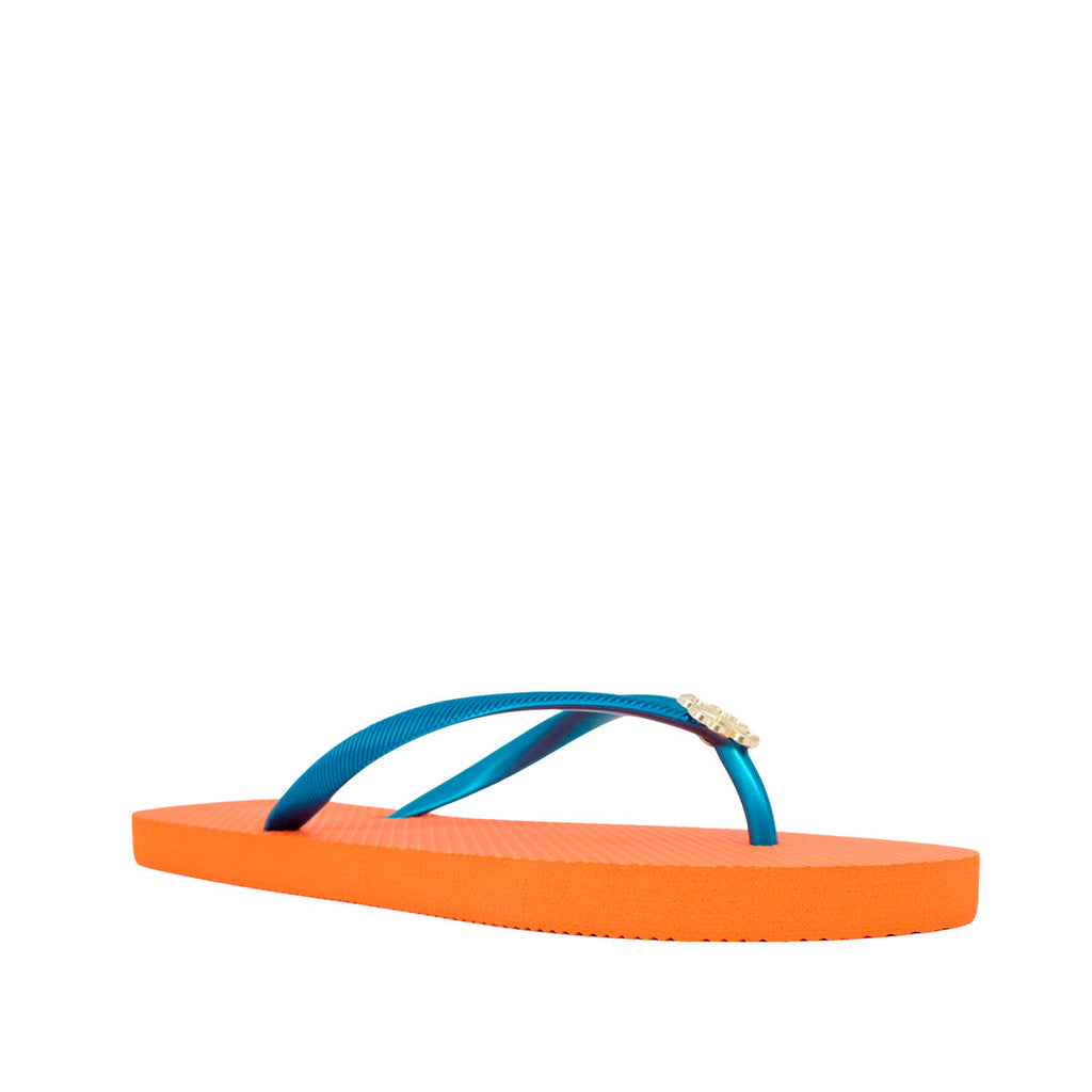 Sandalias flats Dany anaranjado