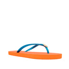 Sandalias flats Dany anaranjado