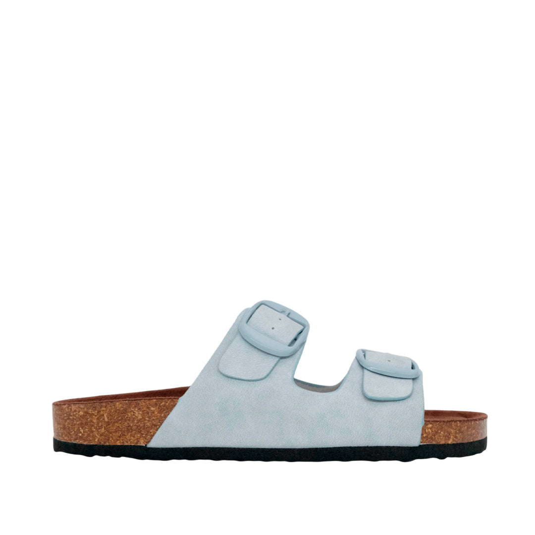 Sandalias flats Mirka celeste