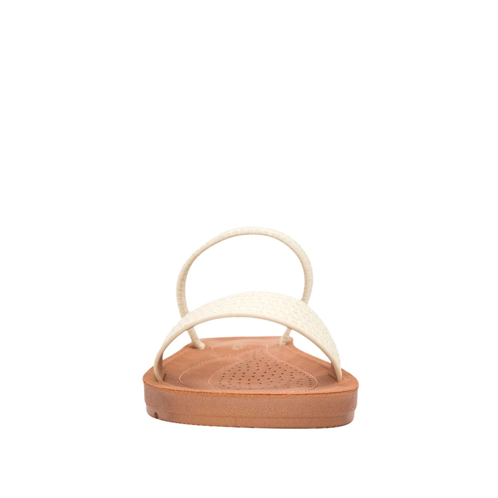 Sandalias flats Victoria hueso