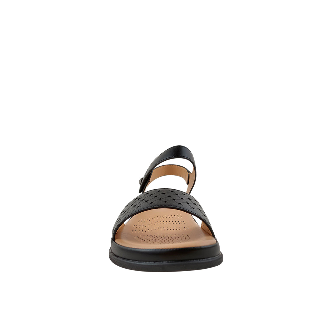 Sandalias flats Lana negro