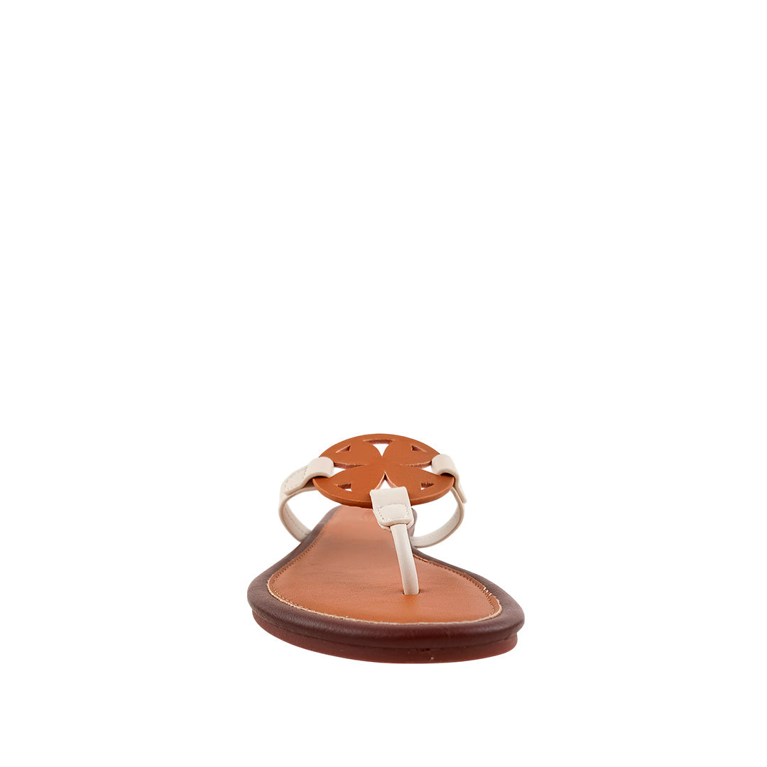 Sandalias flats Loly tan
